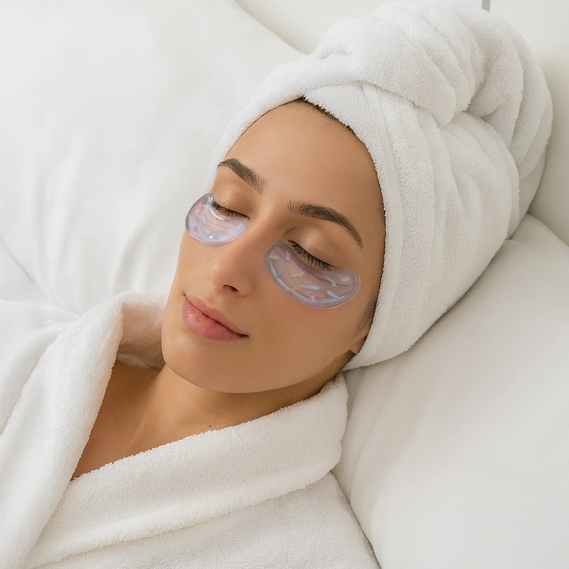 Kit Maschera e Patch Occhi Take a Break 3 pz Azzurro Fisura