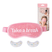 Kit Maschera e Patch Occhi Take a Break 3 pz Azzurro Fisura