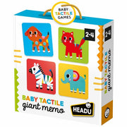 Gioco di Memoria Tattile Gigante 30 Tessere Multicolor Headu