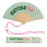 Ventaglio Matcha Club 42.5x23cm Verde Matcha FISURA