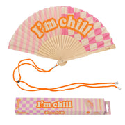 Ventaglio I'm Chill 42.5x23cm Blu FISURA