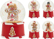 Sfera d'acqua natalizia 6 cm modello assortito PERAGA CHRISTMAS