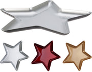 Piatto a stella in plastica PP 31 x 30 cm modello assortito PERAGA CHRISTMAS