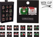 Set 2 mollette natalizie modello assortito PERAGA CHRISTMAS