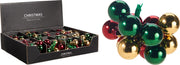 Pallina di Natale su stecco 2,5 cm modello assortito PERAGA CHRISTMAS