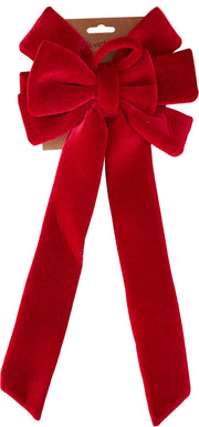 Fiocco a 2 strati 49 cm rosso PERAGA CHRISTMAS