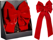 Fiocco puntale 72 cm rosso PERAGA CHRISTMAS