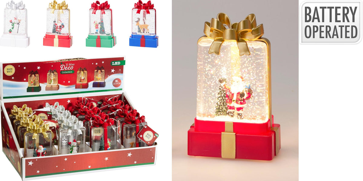 Geschenkbox mit Weihnachtsdekoration 7,5 x 4,5 x 12,5 cm PERAGA CHRISTMAS
