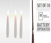 Set 10 candele LED sospese 1,5 x 15,2 cm PERAGA CHRISTMAS