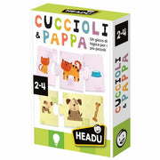 Gioco di Logica Cuccioli & Pappa 36 Tessere HEADU