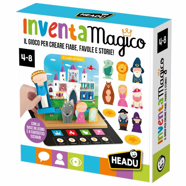 Gioco per Creare Fiabe InventaMagico 4-8 Anni HEADU