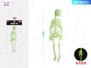 Scheletro Halloween fosforescente 20 cm PartyGo