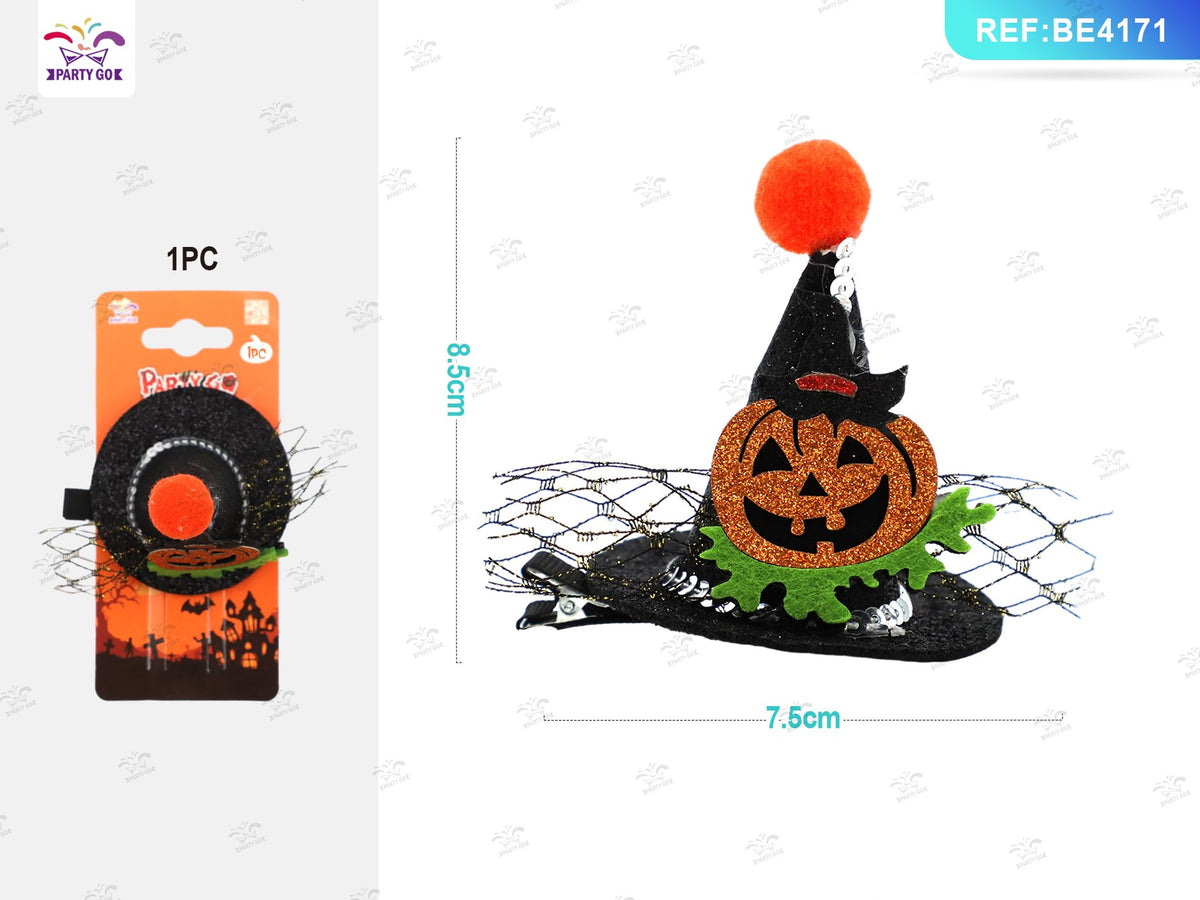 Fermacapelli Halloween fantasma o zucca PartyGo