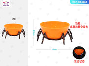Ciotola Halloween a forma di ragno arancione PartyGo