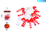 Filo luminoso Candy Cane 2 m rosso e bianco PartyGo