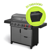 Barbecue a Gas Hyde 6 Sykr Turbo Enders Copertura Omaggio