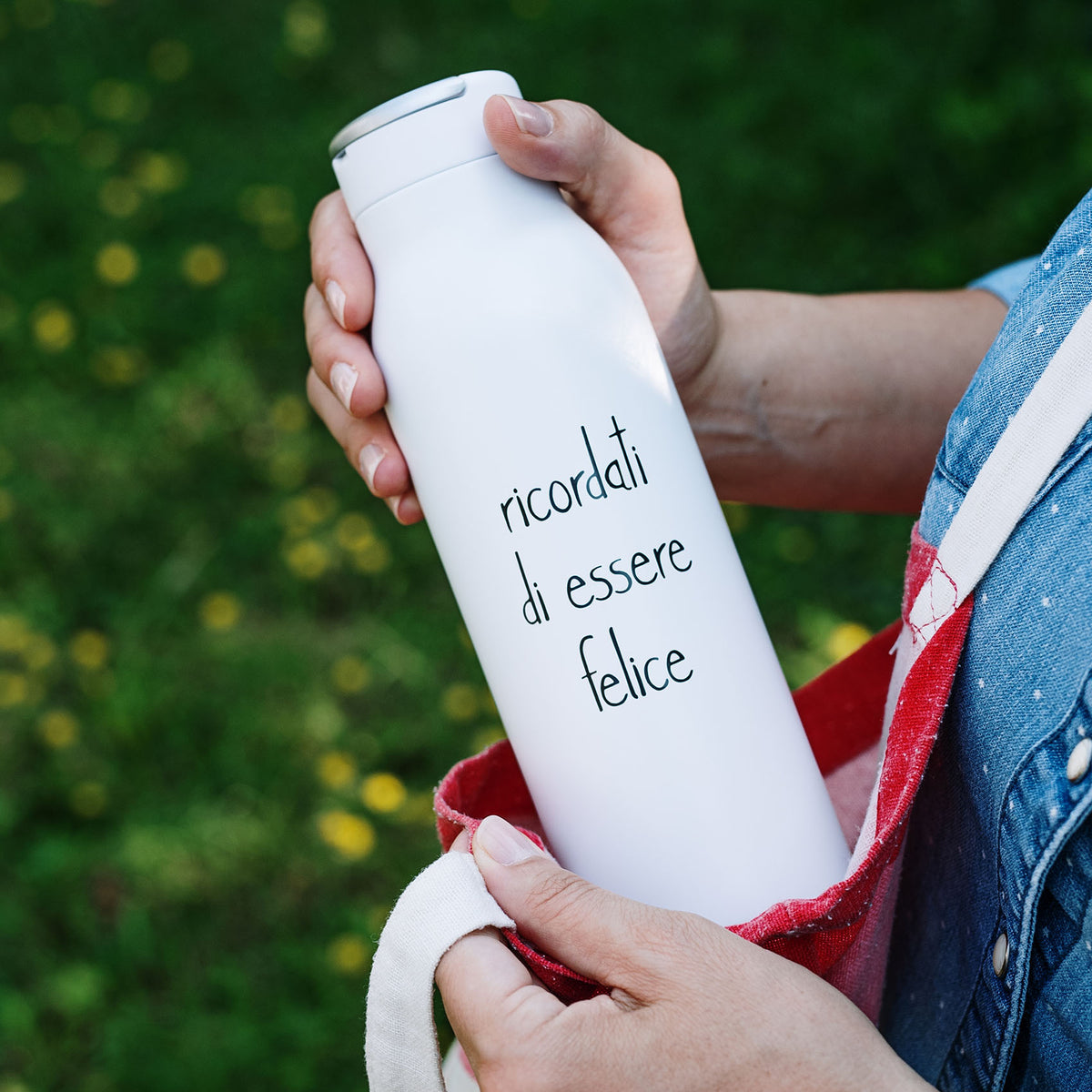 Borraccia termica 0.5L Ricordati di essere felice SIMPLE DAY
