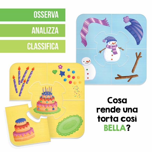 Gioco educativo Com'è Fatto? 2-4 Giocatori Età 2-4 Verde Bianco Headu