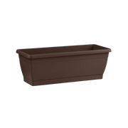 Cassetta da balcone Roxanne con sottocassetta 50 cm bronzo VECA