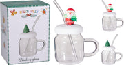 Bicchiere in vetro 500 ml 9 x 13 cm PERAGA CHRISTMAS