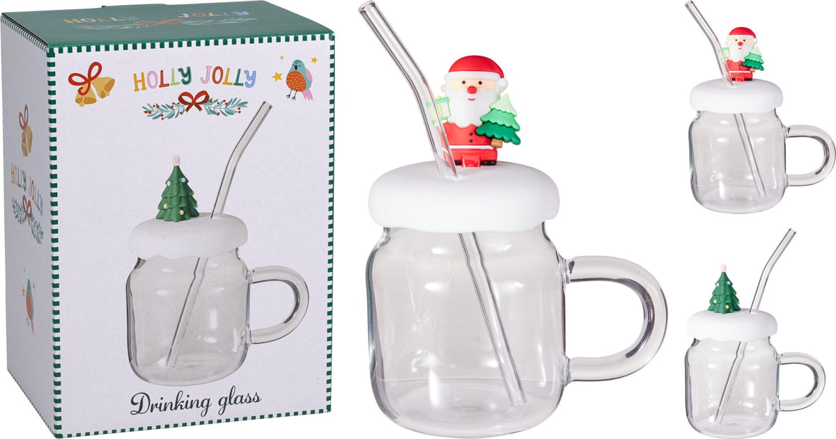 Glasbecher 500 ml 9 x 13 cm PERAGA CHRISTMAS