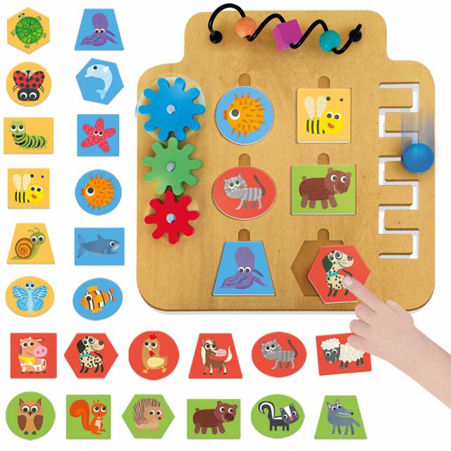 Pannelli Montessoriani Grande Laboratorio Manine Attive 1-3 Anni Headu