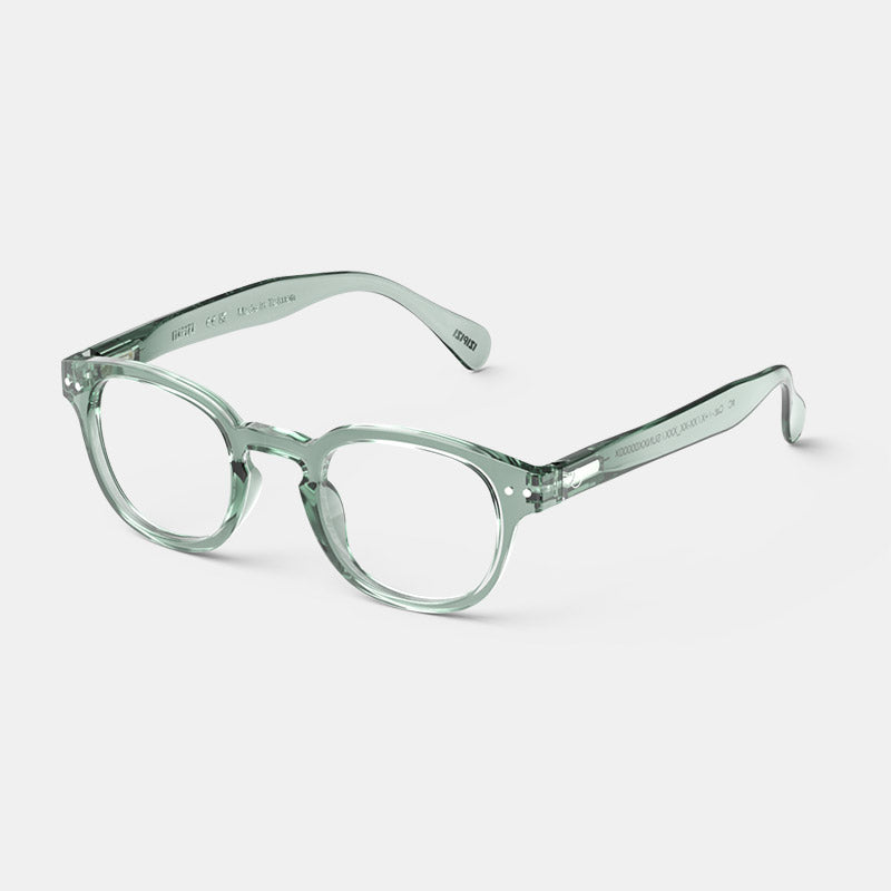 Occhiali da Lettura Modello C Station Seat Verde Cristallo +2.5 IZIPIZI - immagine 3