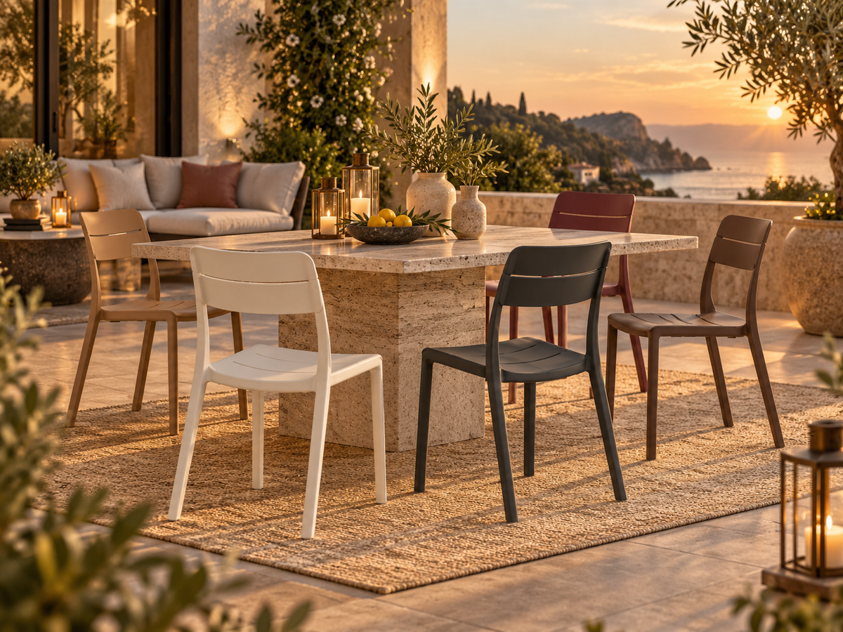 Sedia Senza Braccioli Cassia Bistrot Nardi Colore a Scelta
