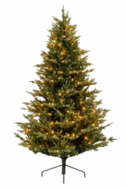 Albero di Natale St. Moritz H240 cm verde con 4000 LED e 3318 rami Mercury