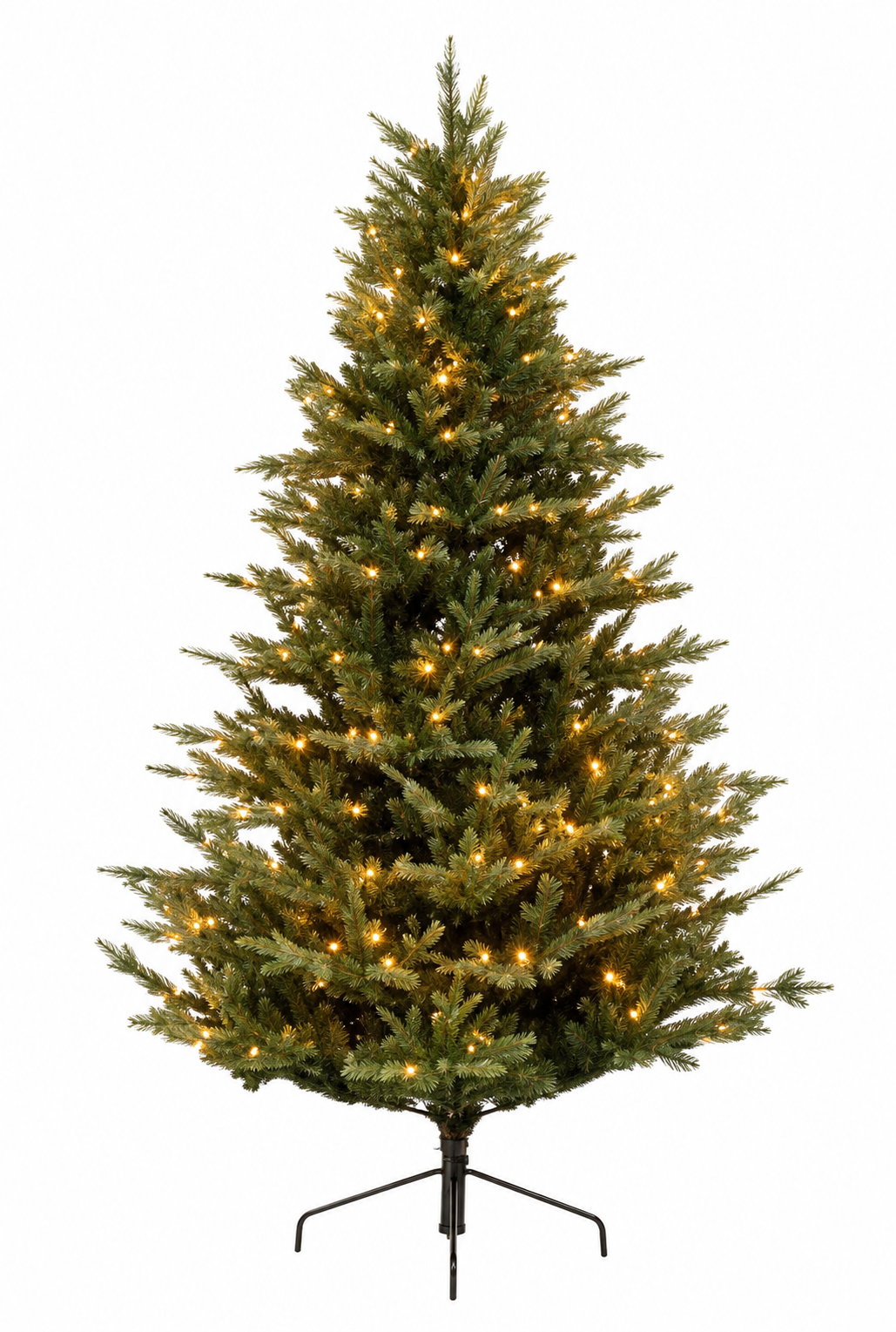 Albero di Natale St. Moritz H180 cm verde con 2000 LED e 1778 rami Mercury