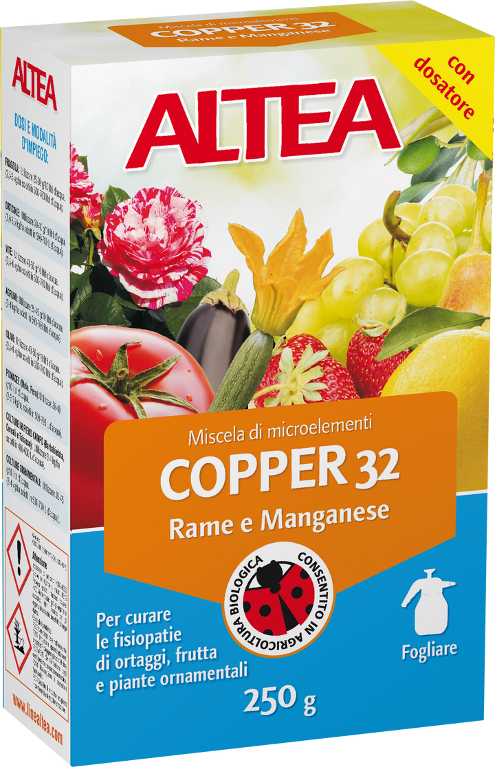 Concime COPPER 32 Rame Manganese 250g ALTEA