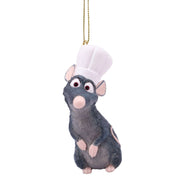 Pendente Natalizio Remy Chef Grigio Bianco Ratatouille Peraga Christmas