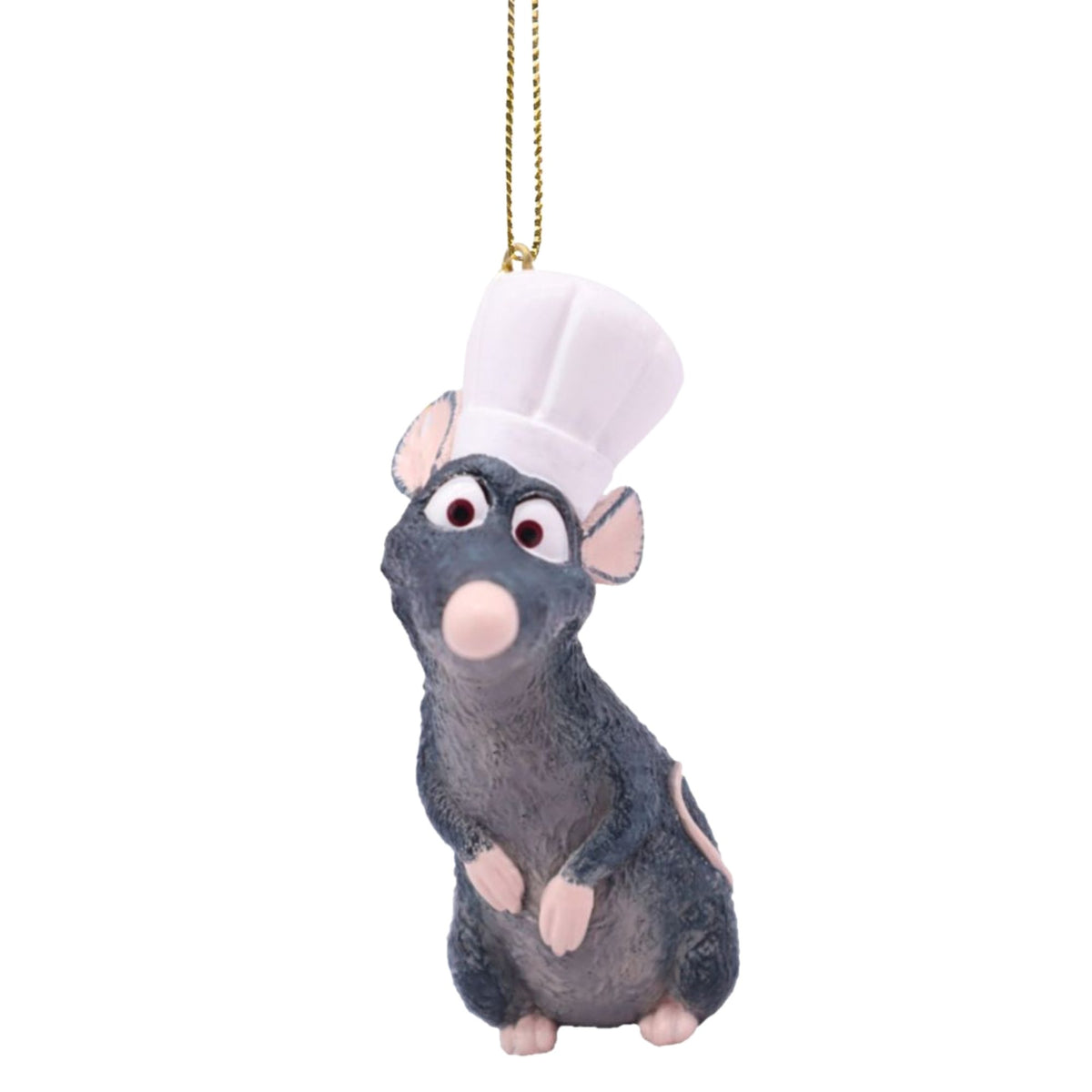 Pendente Natalizio Remy Chef Grigio Bianco Ratatouille Peraga Christmas