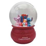 Sfera di Neve Grande Stitch Angel H16 Rosso Peraga Christmas