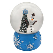 Sfera di Neve Olaf H11cm Blu Peraga Christmas
