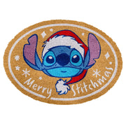 Zerbino Stitch Merry Stitchmas 40x60cm Naturale Multicolore Peraga Christmas