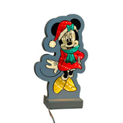 Luce Decorativa Infinity Light Minnie con Sciarpa 20cm Peraga Christmas