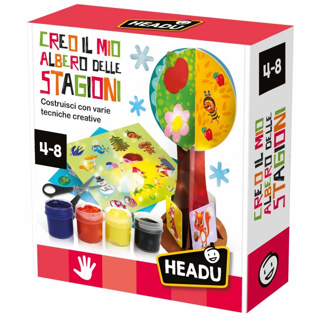 Kit Creativo Albero delle Stagioni 3D Età 3-6 Headu