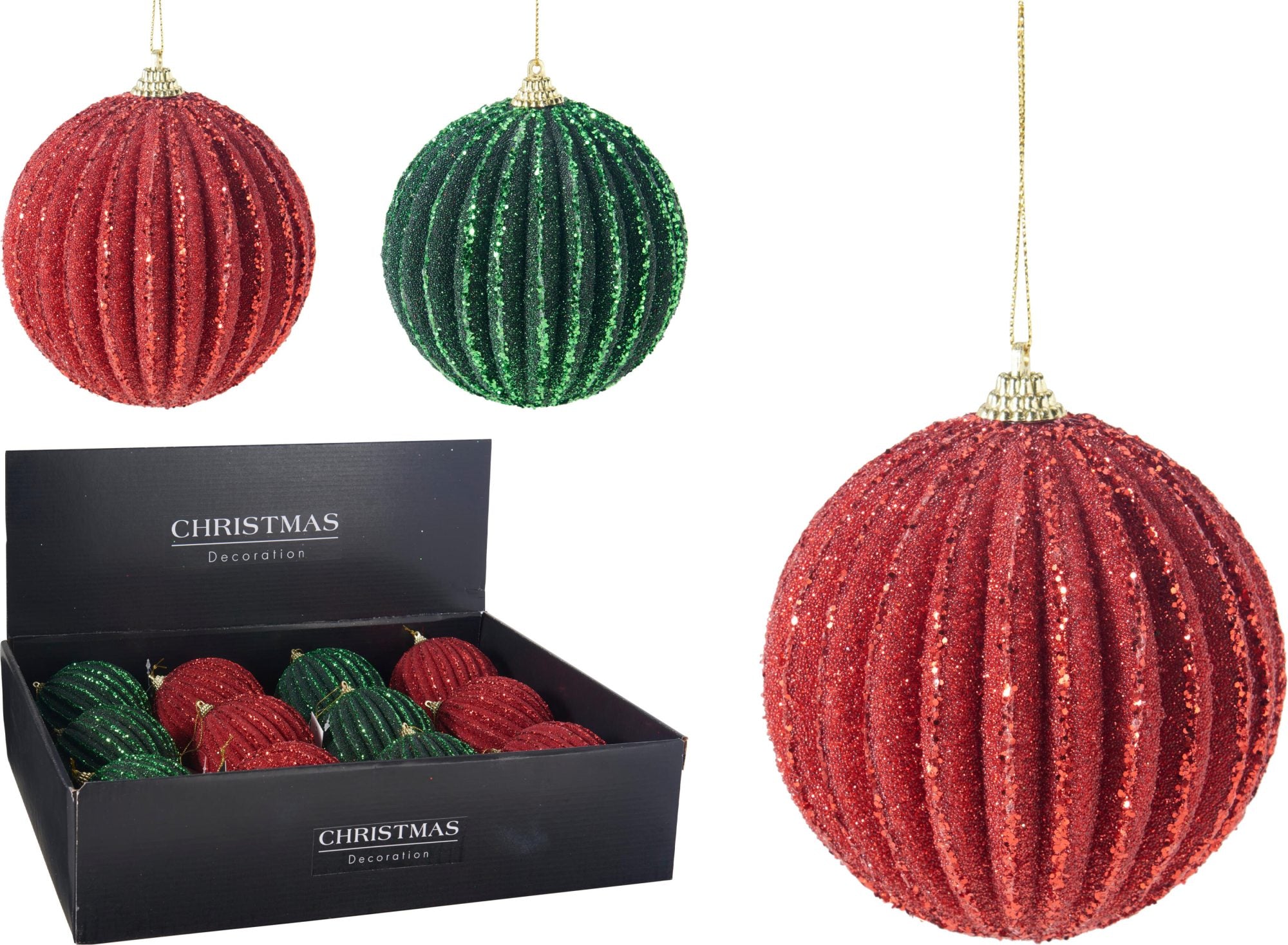Pallina di Natale 10 cm modello assortito PERAGA CHRISTMAS