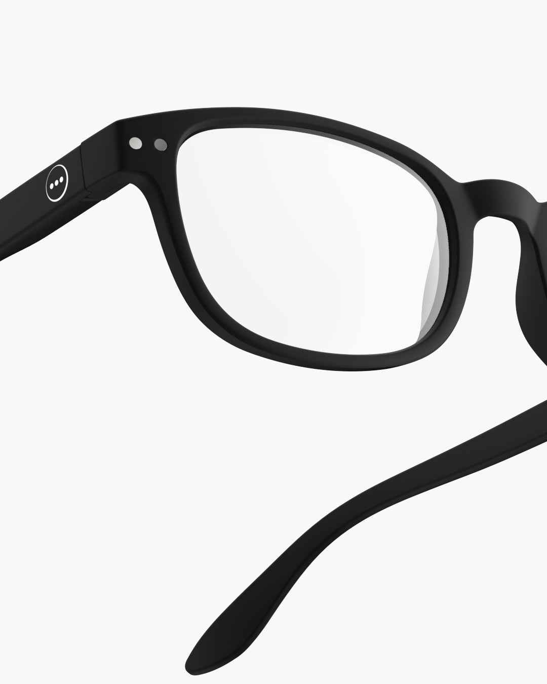 Occhiali da lettura unisex +1.50 Nero Finitura Soft Touch Izipizi