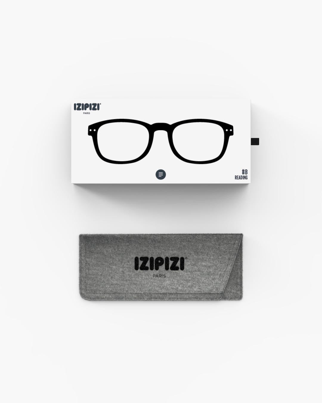 Occhiali da lettura unisex +2.00 Nero Finitura Soft Touch Izipizi