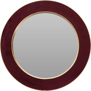 Specchio rotondo D60 cm bordeaux PERAGA CHRISTMAS