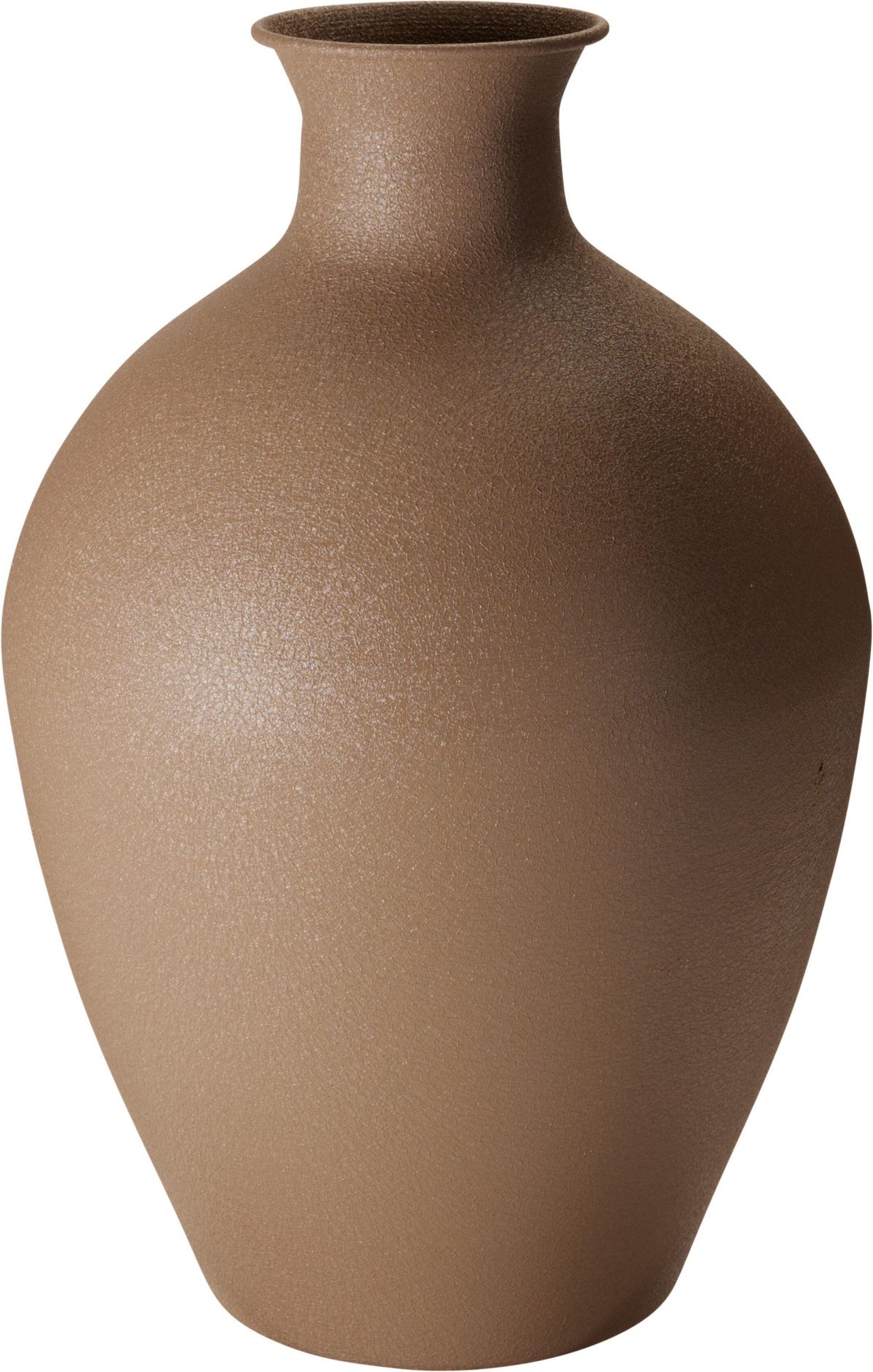 Braune Metallvase 46 cm PERAGA CHRISTMAS