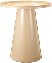 Tavolino in metallo beige 48,5 cm PERAGA CHRISTMAS