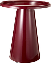 Tavolino in metallo bordeaux 48,5 cm PERAGA CHRISTMAS