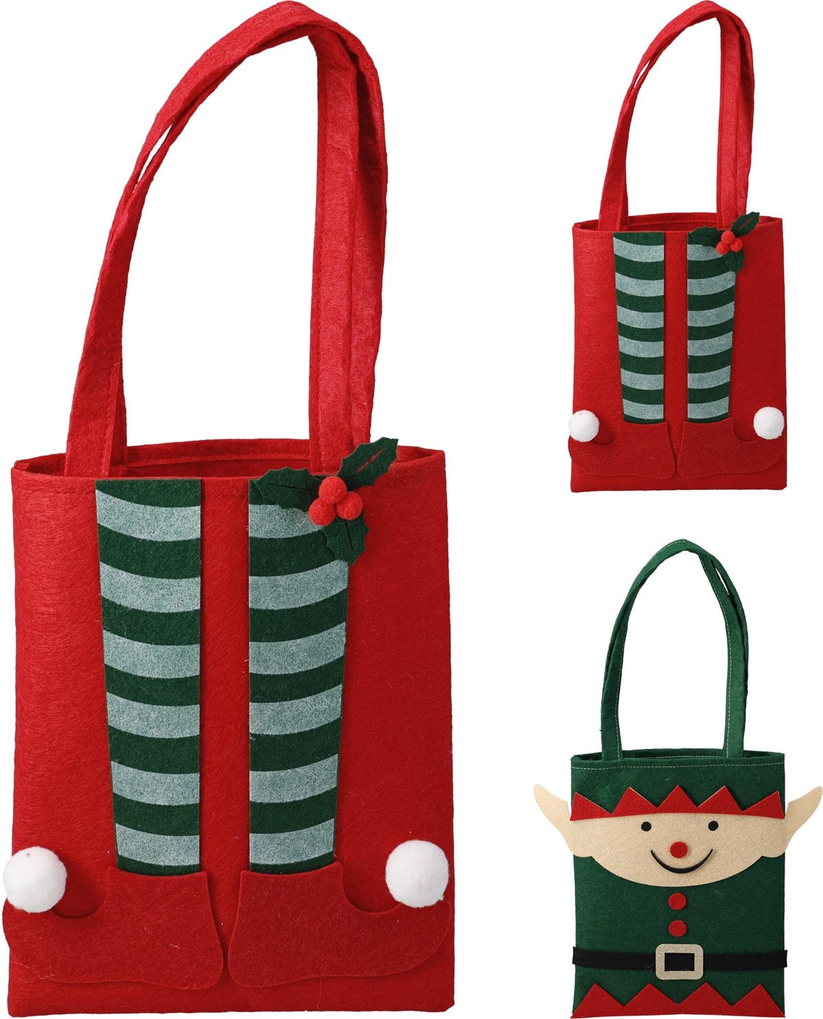 Borsa da elfo 44 cm modello assortito PERAGA CHRISTMAS