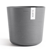 Vaso Rotondo Lima D25 H25,50 Cm Grigio Ecopots