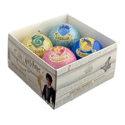 Set 4 Palline di Natale Glitterate Case Hogwarts Assortite Harry Potter
