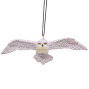 Pendaglio 3D Edvige con Lettera Harry Potter 5cm Bianco Peraga Christmas