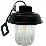 Lampada da Campeggio Ricaricabile LED 3W con USB e Maniglia Nero PERAGA HOME